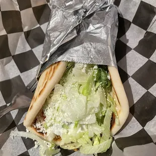 Grilled Chicken Pita