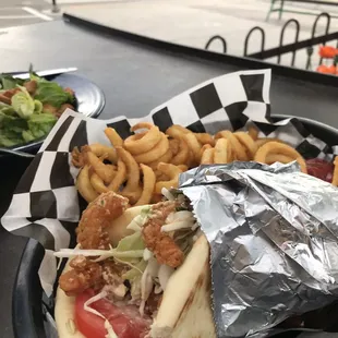 Shrimp Po' Boy Pita