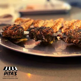 a plate of food on a table