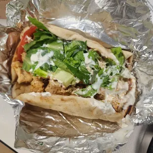 Chicken pita