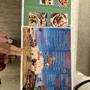 New menu