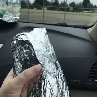 HUGE delicious burrito!