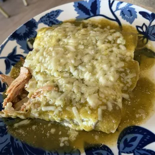 Enchilada. I forget which. Excellent.  Not a lot of good though. Son was still hungry.