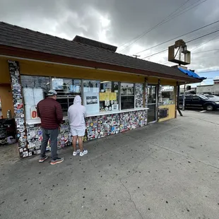 Outside view. I think the paint color hasn't changed in many, many years.