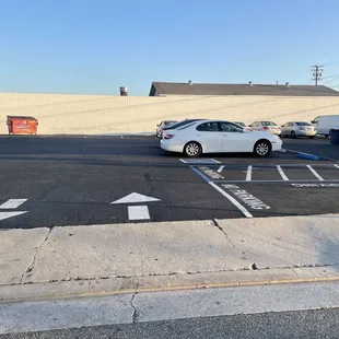 Nice fresh parking available.