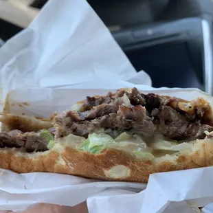 Double Teryaki Beef Burger