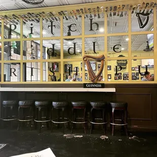 Inside bar area