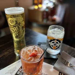 Hubby loved the beer, cocktail was just okay, dint taste like $14