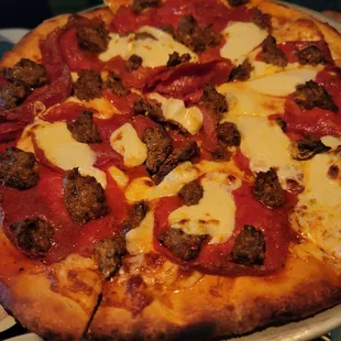 pizza, food