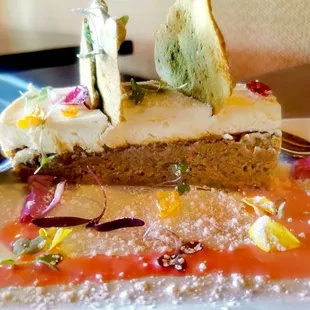 World&apos;s ugliest dessert? This carrot cake tastes better than it looks (pistachio cookies on top)