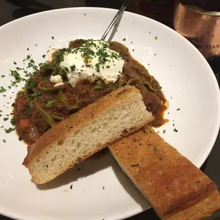 Spinach Fettuccine Bolognese