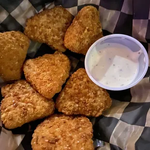 Mac and cheese bites