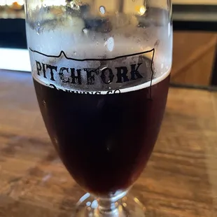 Some nice dark beer.