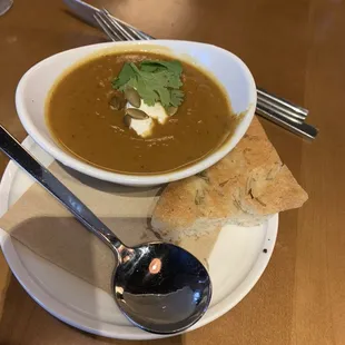 Sweet potato curry soup - delicious
