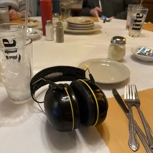 Drinks and my headphones from some store