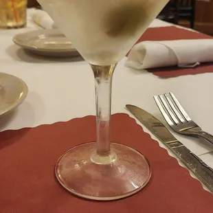 Dirty martini
