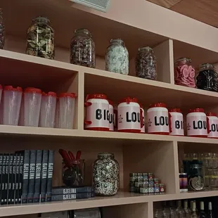 Inside, merchandise