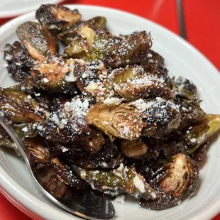 CHARRED BRUSSELS SPROUTS