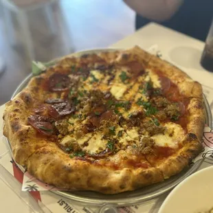 pizza, food