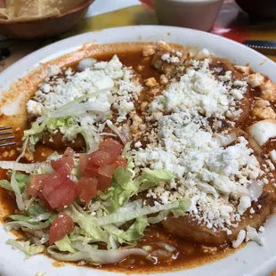 Sonoran enchiladas