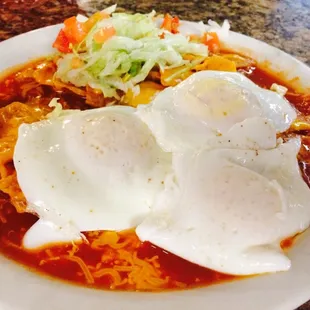 Chilaquiles con huevo ... ¡Quedarás encantado!