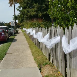 Decorated for a wedding