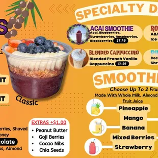 Dessert Menu