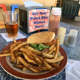 Burger, Fries, &amp; a Yeungling