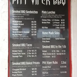 menu, sandwiches