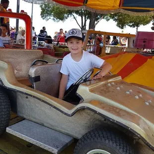 Several kid rides