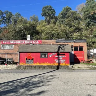 the exterior of the restaurant