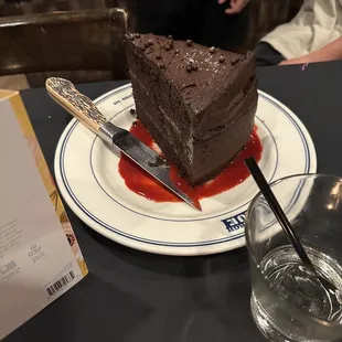 Triple chocolate cake