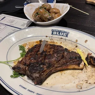 The Bone in Rib-eye is the King.