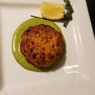 Crab Cake appetizer