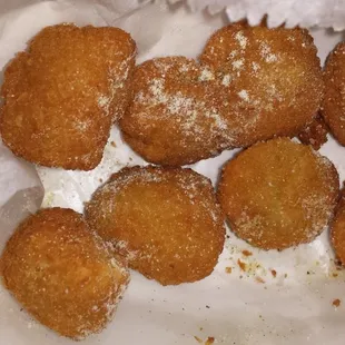 Fried okra with same in-house seasoning