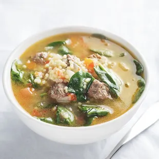 Wedding soup. We make our stock each week!