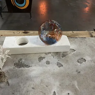 Ornament- will look different after a few days