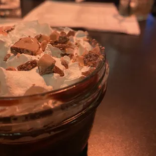 Brownie salted caramel bites