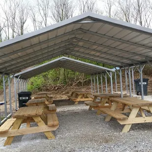 Picnic area for players