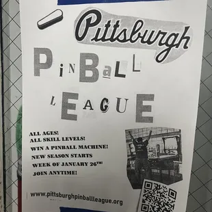 League poster