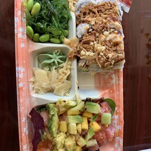 Poke &amp; Crunchy California Roll