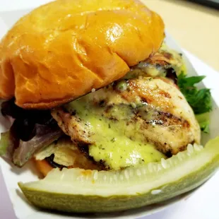 Grilled chicken sandwich