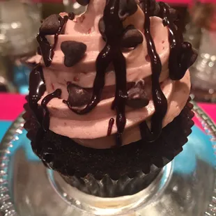 Chocolate Raspberry Cupcake
