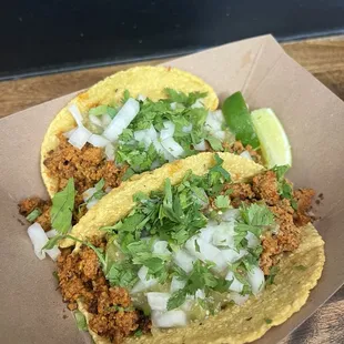 2 Chorizo tacos
