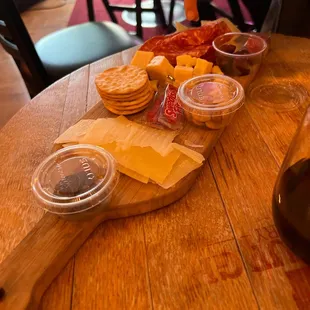 Charcuterie board! Yum!