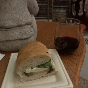 Eggplant sandwich