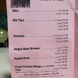 April 2021 pg 2 of take-out menu