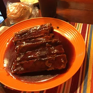 Ribs were great. Very close to fall off the bone.