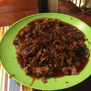 Brisket has great flavor.