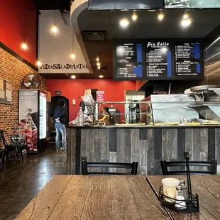 View of the dining area.